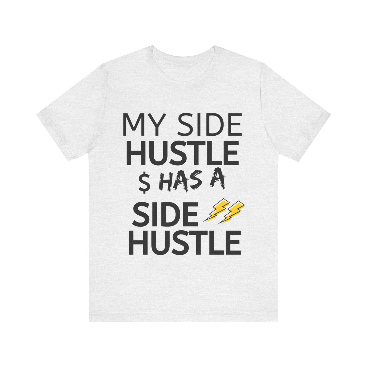 My Side Hustle Has a Side Hustle Sticker – Hustle Life Kiss-Cut Vinyl for Laptop, Water Bottle & More