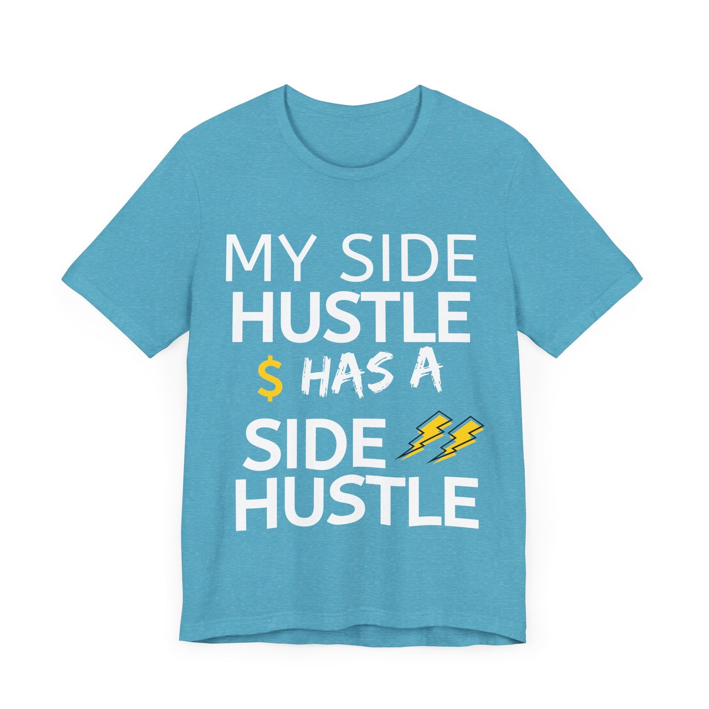 My Side Hustle Has a Side Hustle Sticker – Hustle Life Kiss-Cut Vinyl for Laptop, Water Bottle & More