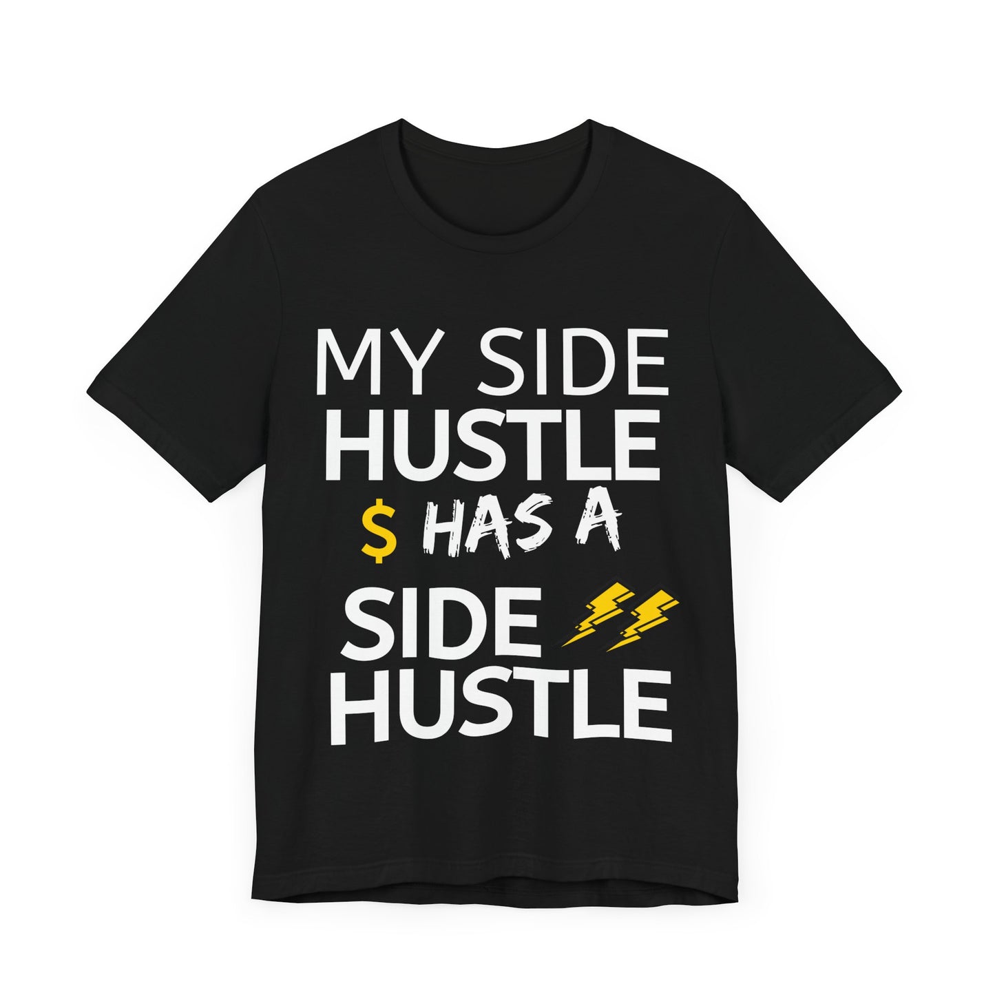 My Side Hustle Has a Side Hustle Sticker – Hustle Life Kiss-Cut Vinyl for Laptop, Water Bottle & More