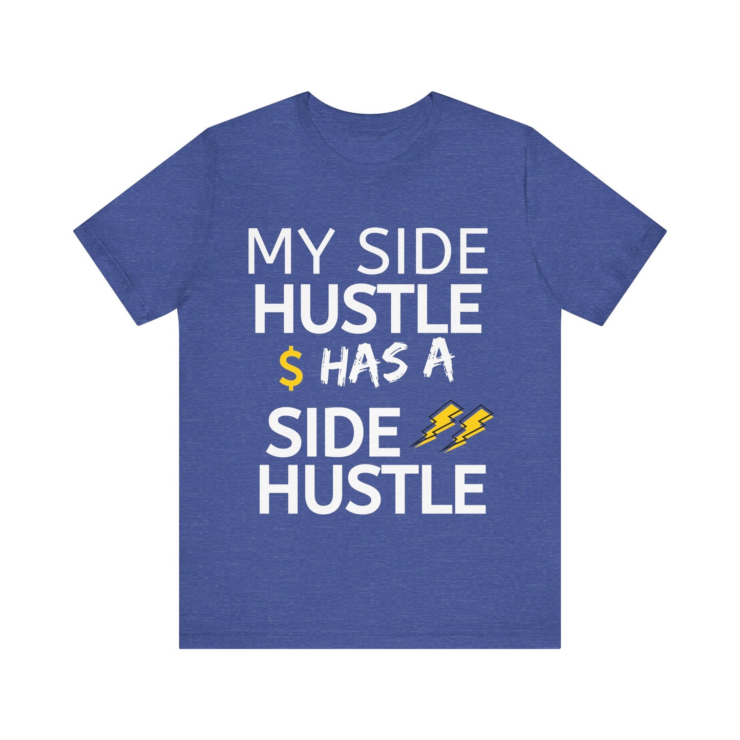 My Side Hustle Has a Side Hustle Sticker – Hustle Life Kiss-Cut Vinyl for Laptop, Water Bottle & More