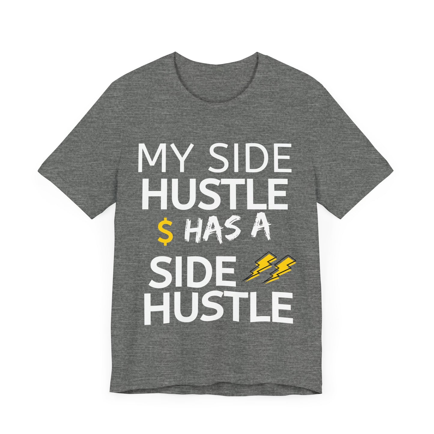 My Side Hustle Has a Side Hustle Sticker – Hustle Life Kiss-Cut Vinyl for Laptop, Water Bottle & More