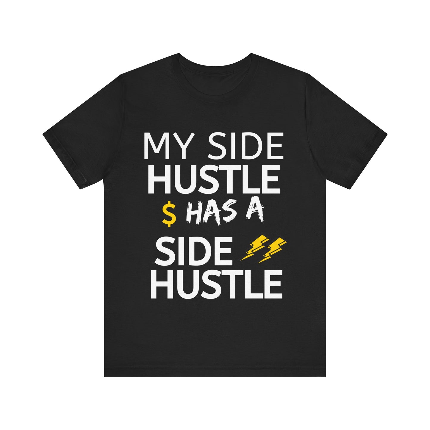 My Side Hustle Has a Side Hustle Sticker – Hustle Life Kiss-Cut Vinyl for Laptop, Water Bottle & More