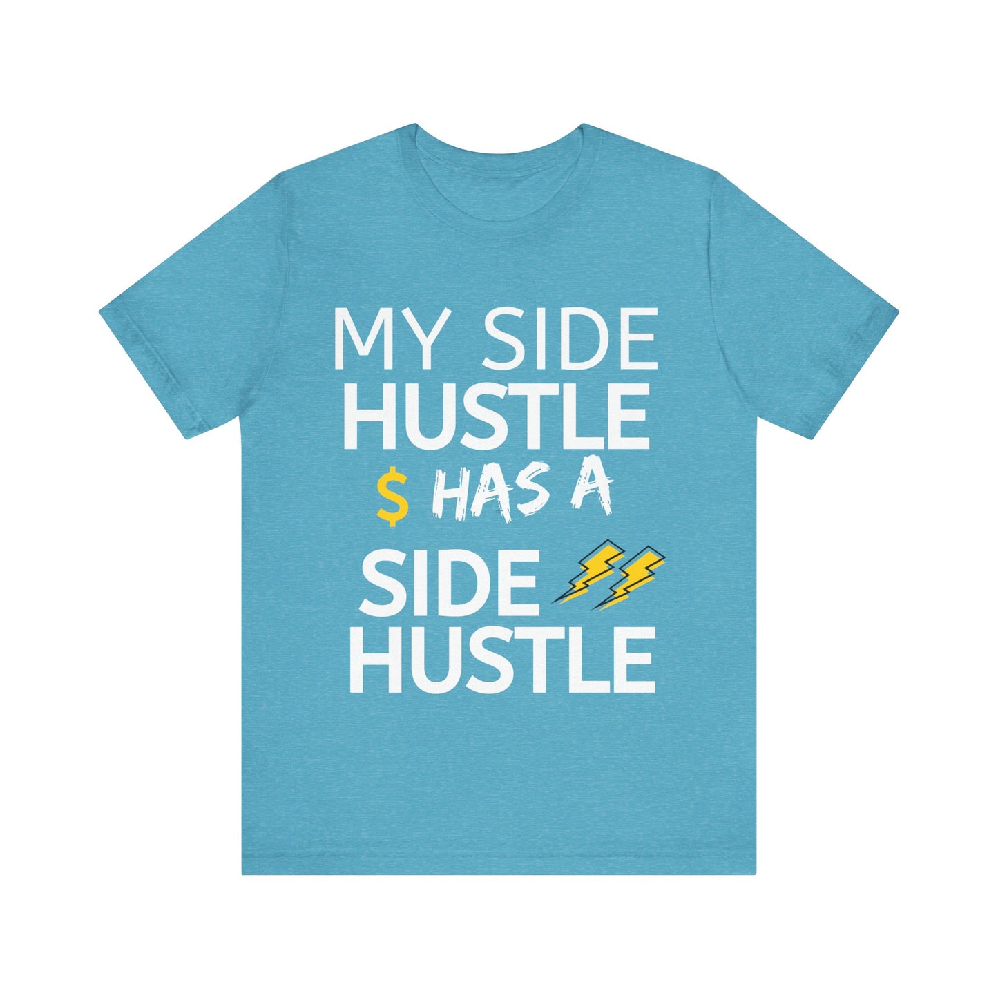 My Side Hustle Has a Side Hustle Sticker – Hustle Life Kiss-Cut Vinyl for Laptop, Water Bottle & More