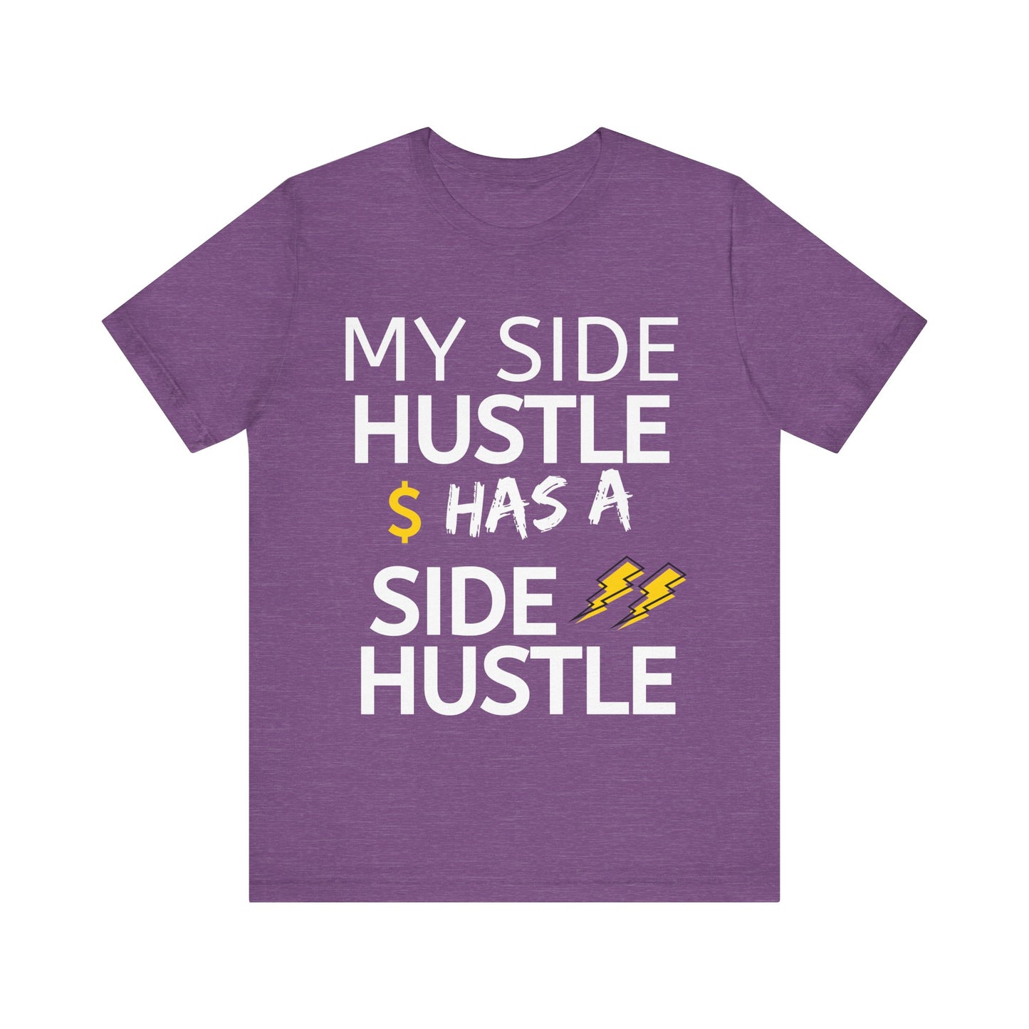 My Side Hustle Has a Side Hustle Sticker – Hustle Life Kiss-Cut Vinyl for Laptop, Water Bottle & More