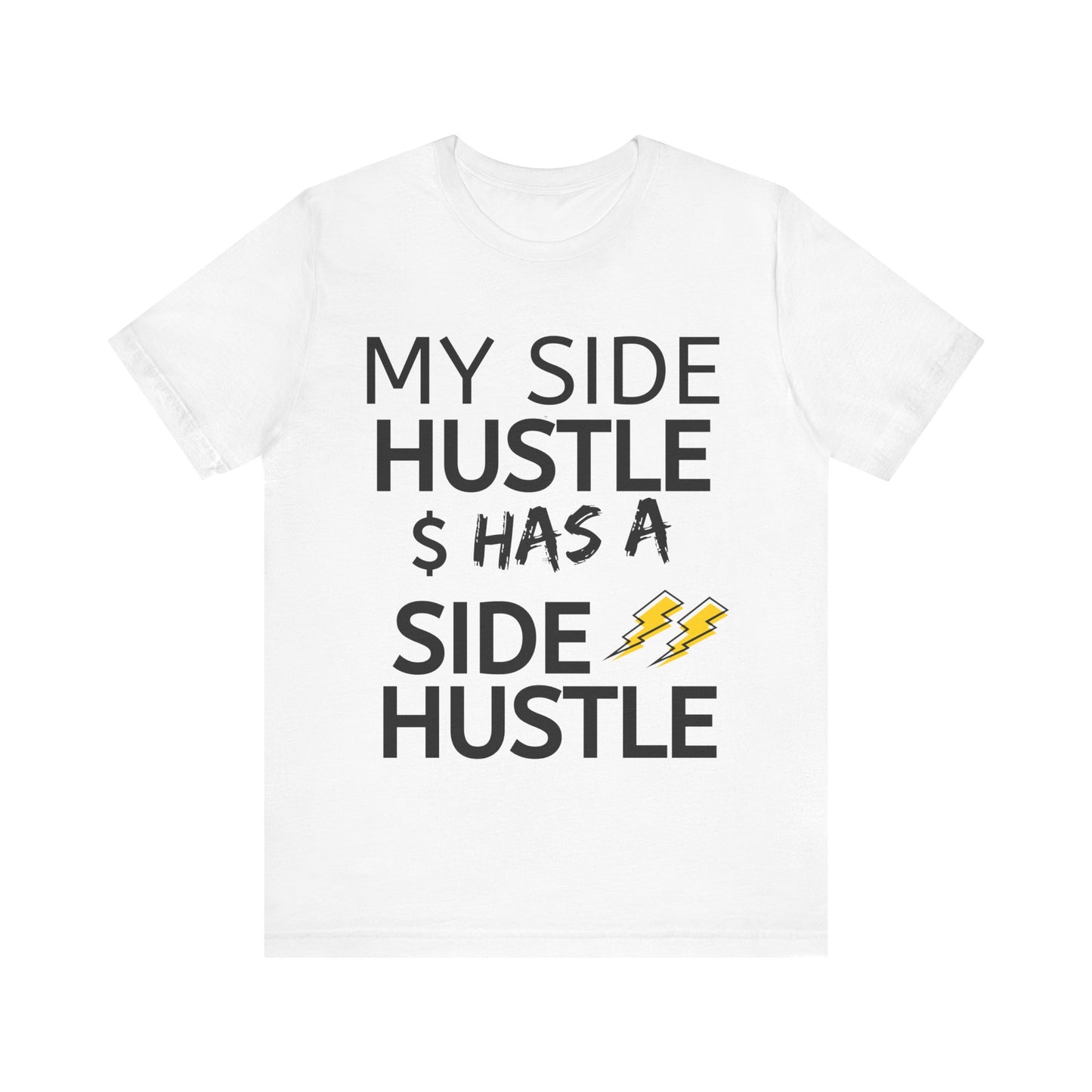 My Side Hustle Has a Side Hustle Sticker – Hustle Life Kiss-Cut Vinyl for Laptop, Water Bottle & More