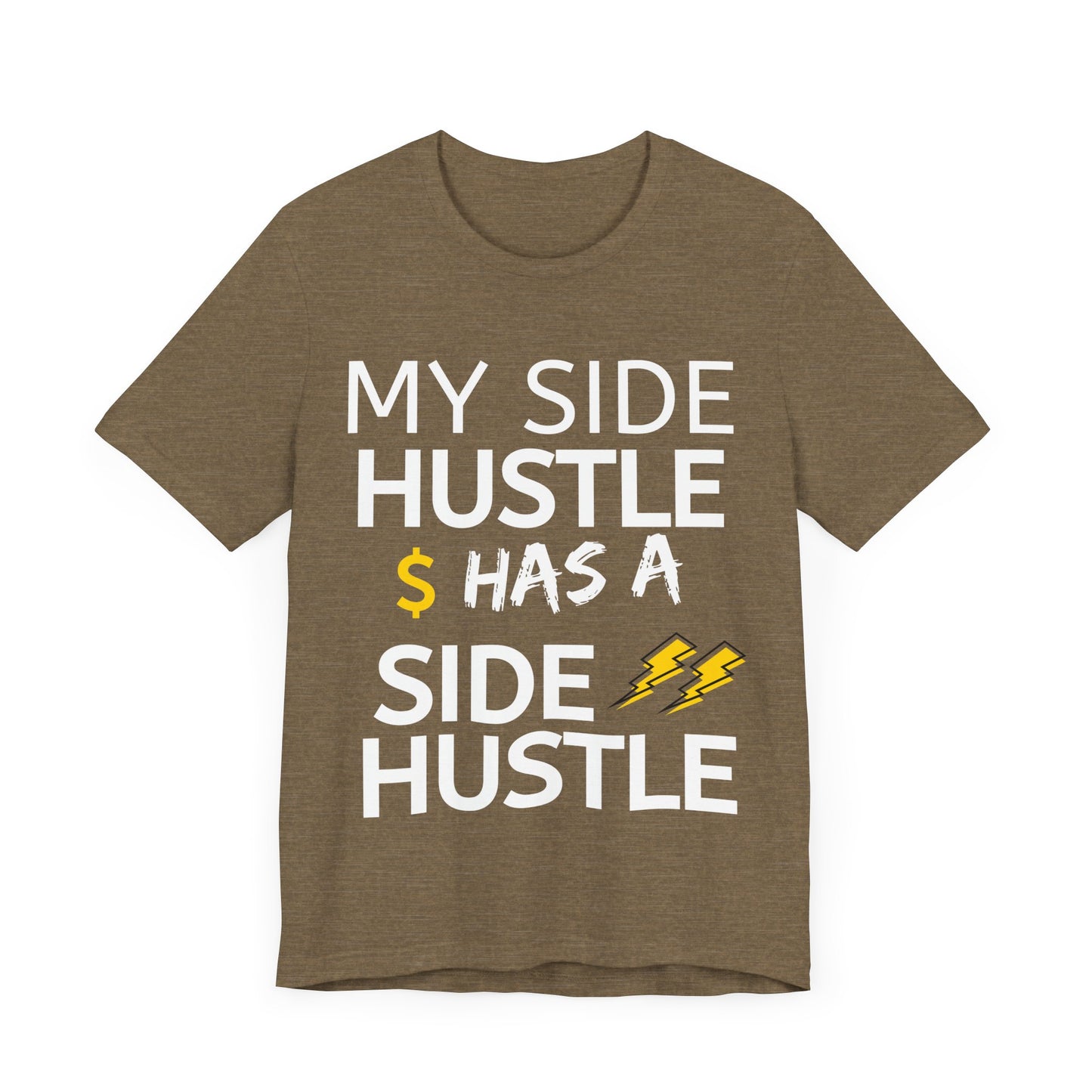 My Side Hustle Has a Side Hustle Sticker – Hustle Life Kiss-Cut Vinyl for Laptop, Water Bottle & More
