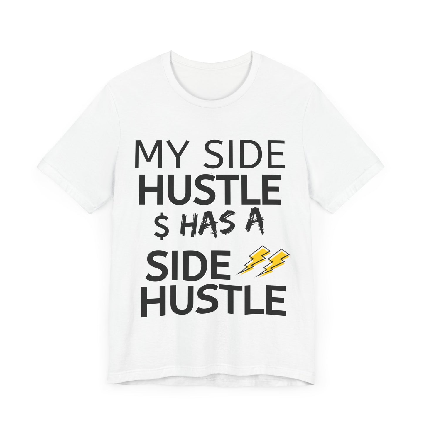 My Side Hustle Has a Side Hustle Sticker – Hustle Life Kiss-Cut Vinyl for Laptop, Water Bottle & More