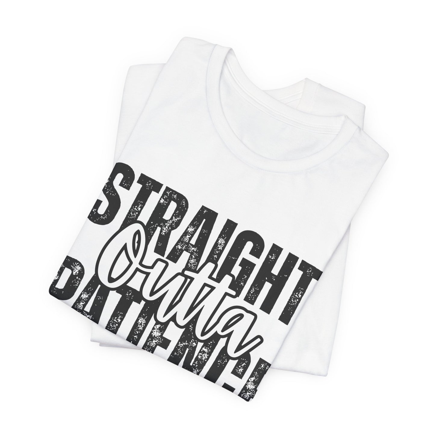 Straight Outta Patience Unisex Jersey Tee - Motivational Graphic T-Shirt for Everyday Wear