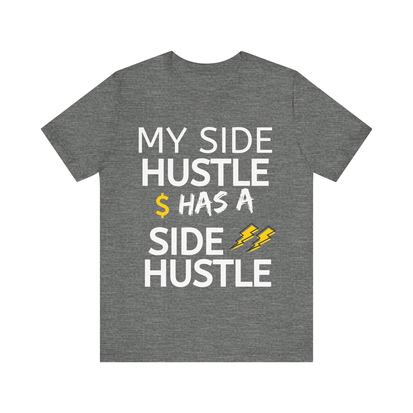 My Side Hustle Has a Side Hustle Sticker – Hustle Life Kiss-Cut Vinyl for Laptop, Water Bottle & More