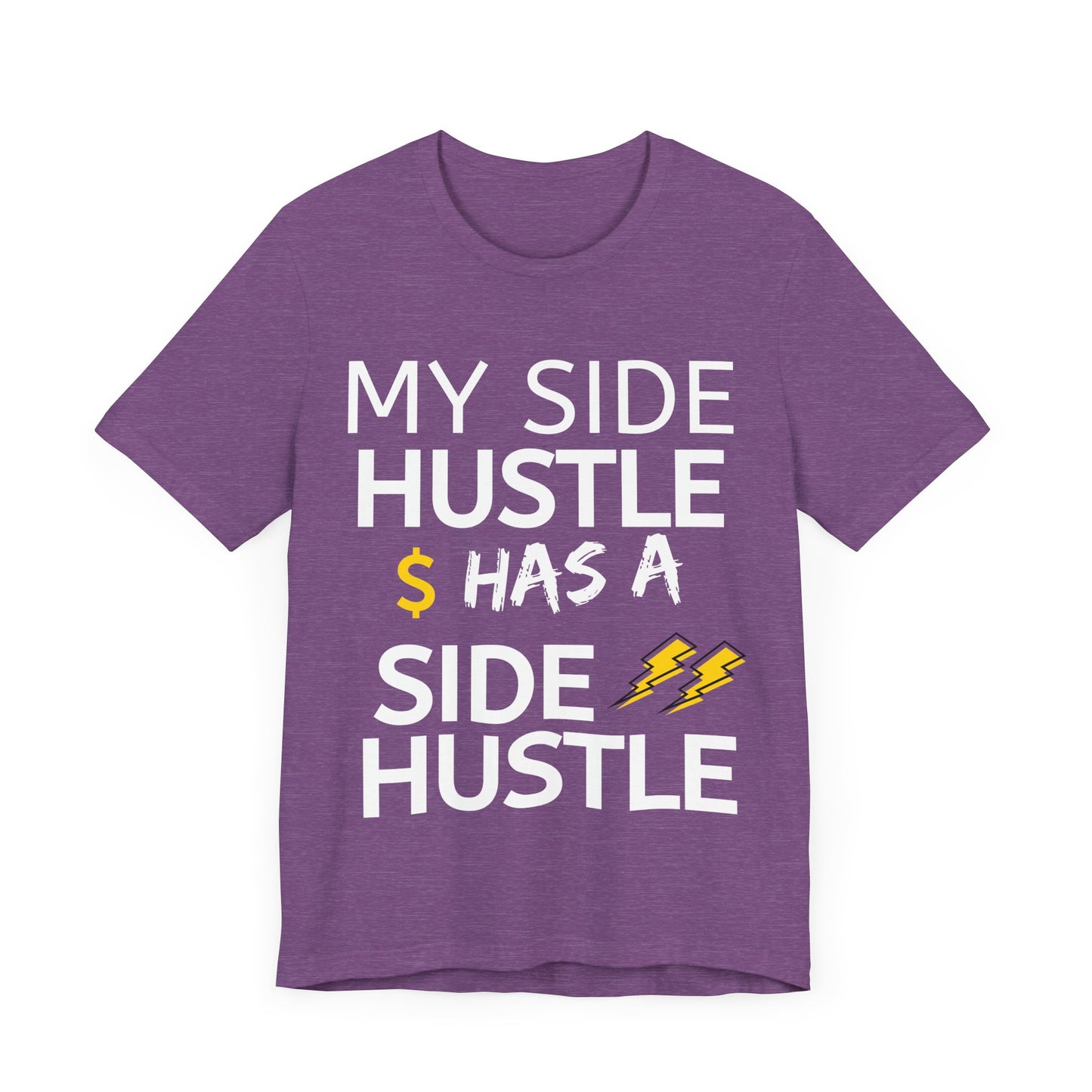 My Side Hustle Has a Side Hustle Sticker – Hustle Life Kiss-Cut Vinyl for Laptop, Water Bottle & More