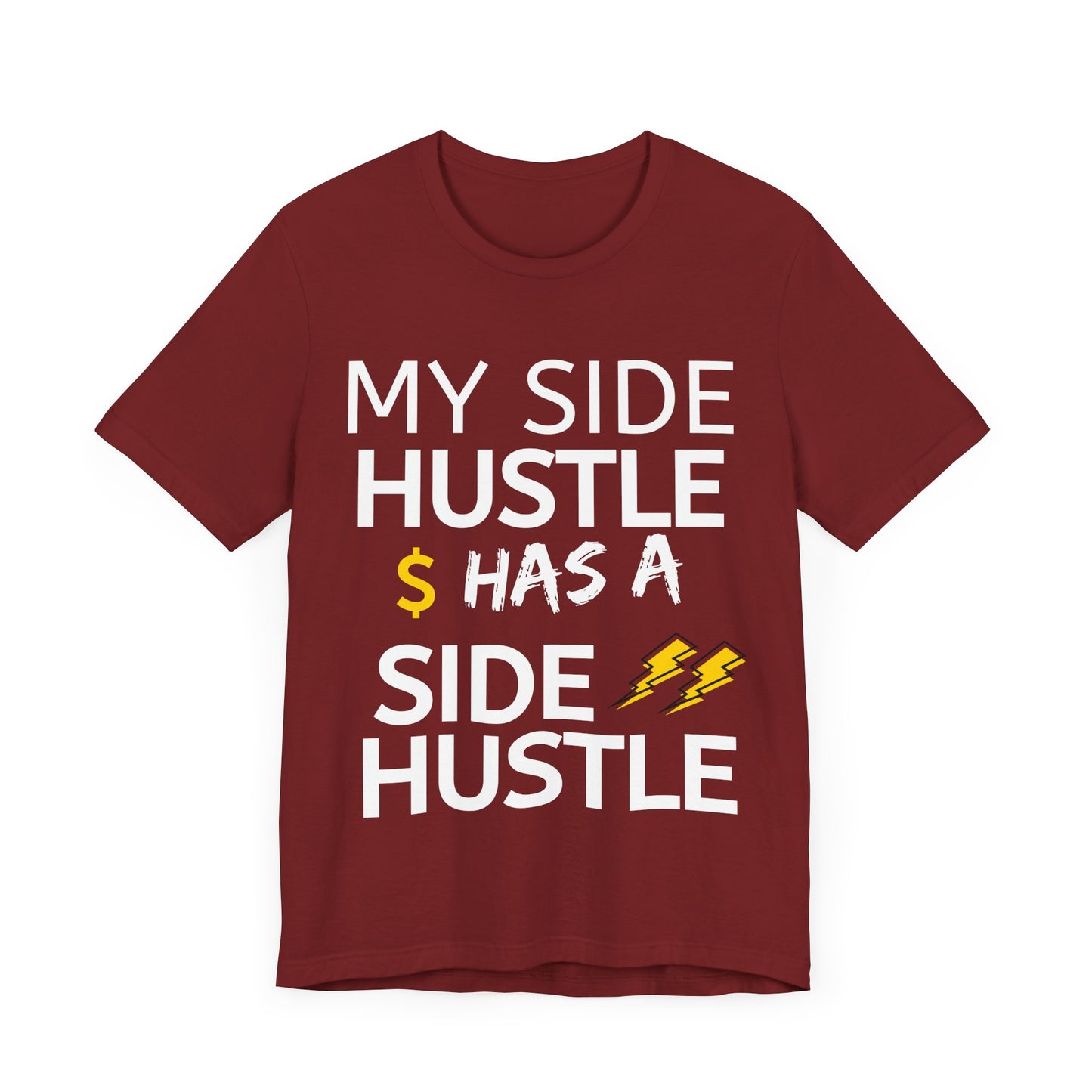 My Side Hustle Has a Side Hustle Sticker – Hustle Life Kiss-Cut Vinyl for Laptop, Water Bottle & More