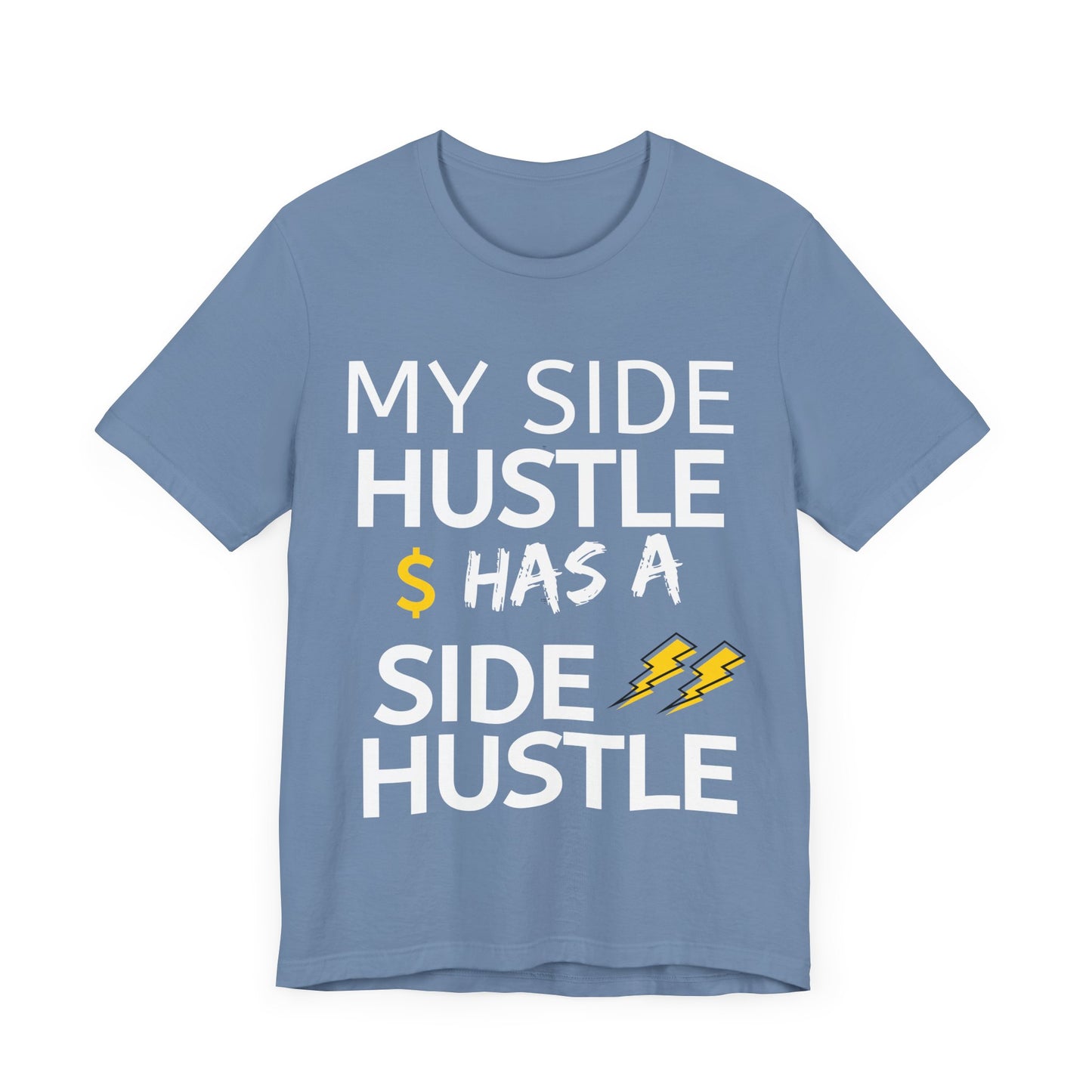 My Side Hustle Has a Side Hustle Sticker – Hustle Life Kiss-Cut Vinyl for Laptop, Water Bottle & More