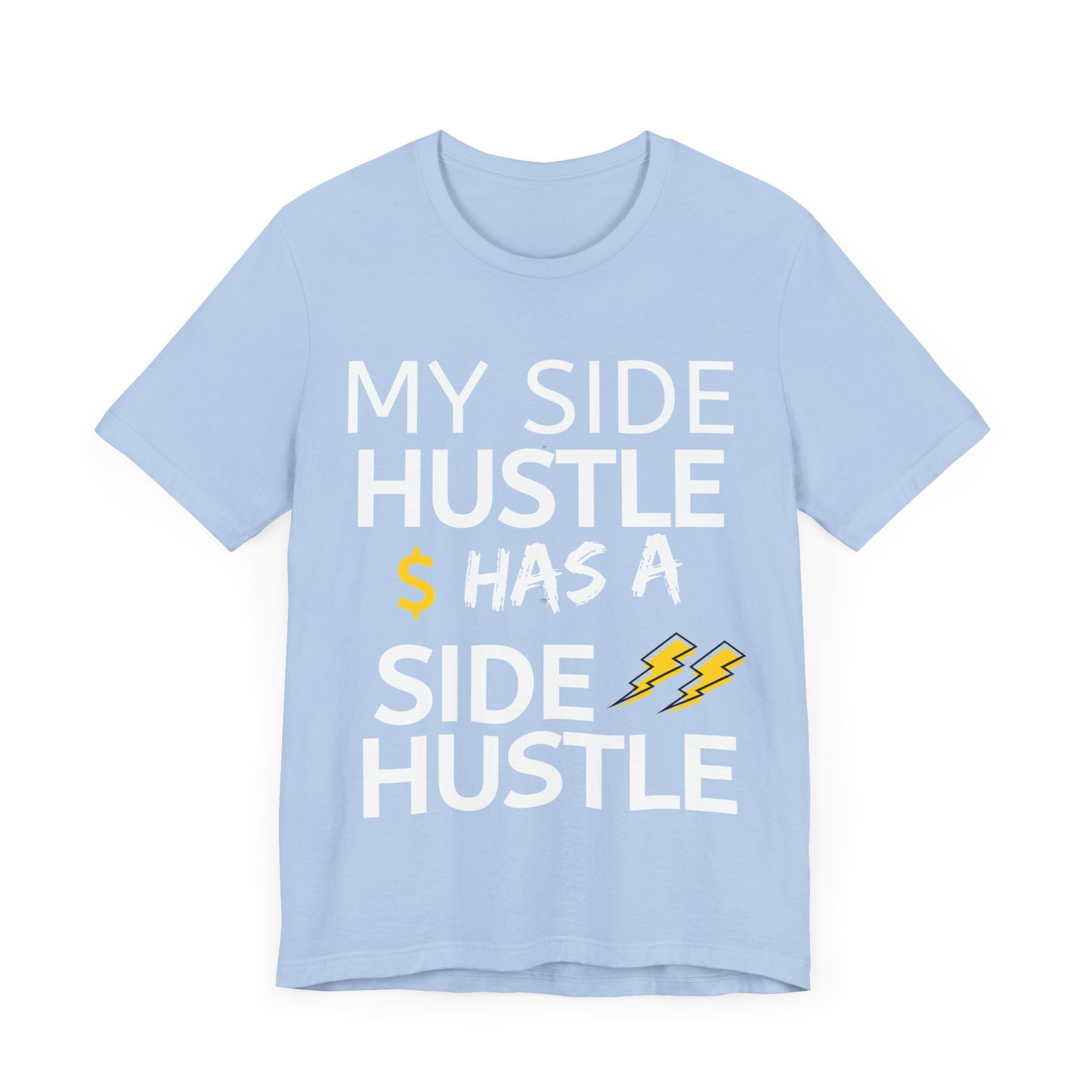 My Side Hustle Has a Side Hustle Sticker – Hustle Life Kiss-Cut Vinyl for Laptop, Water Bottle & More