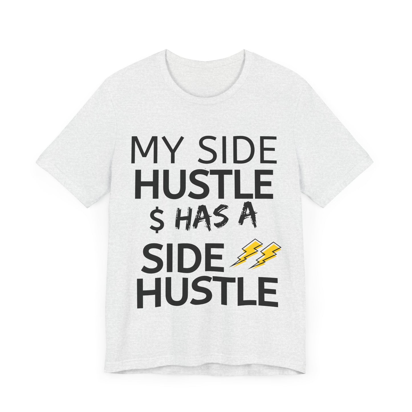 My Side Hustle Has a Side Hustle Sticker – Hustle Life Kiss-Cut Vinyl for Laptop, Water Bottle & More