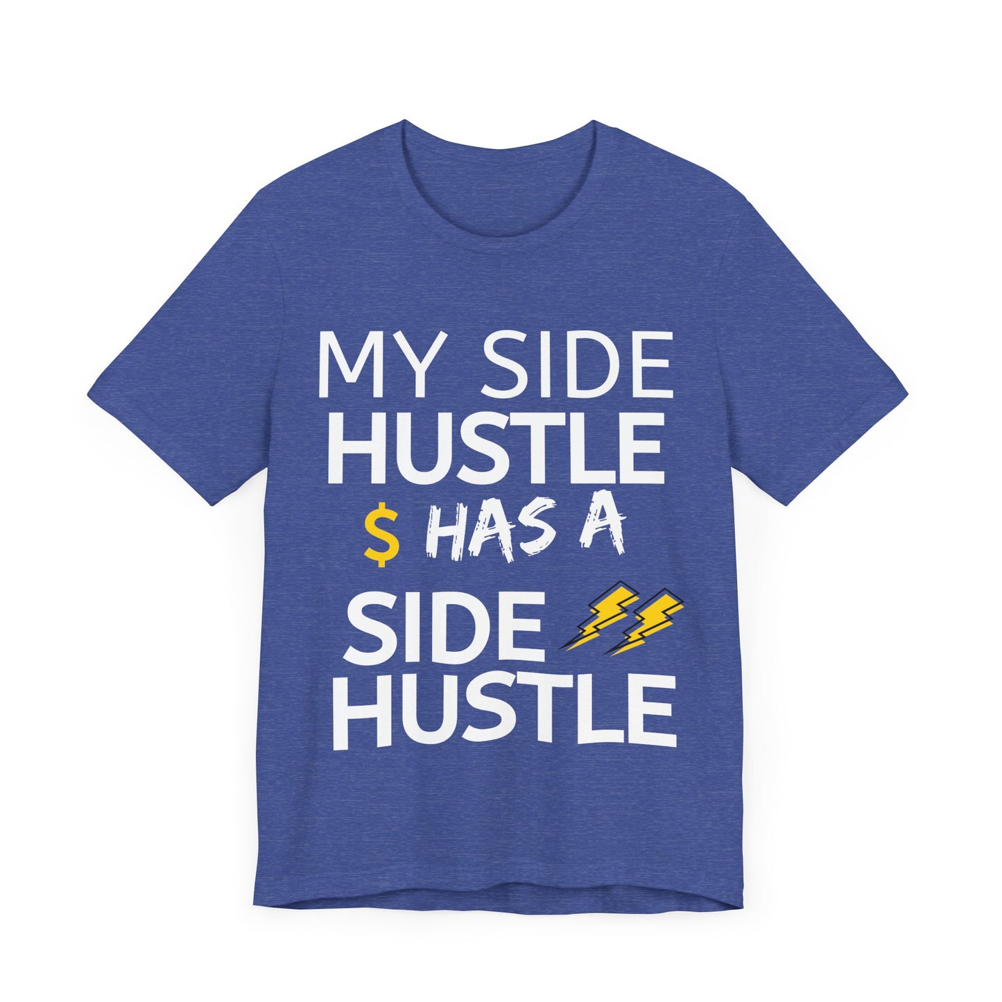 My Side Hustle Has a Side Hustle Sticker – Hustle Life Kiss-Cut Vinyl for Laptop, Water Bottle & More