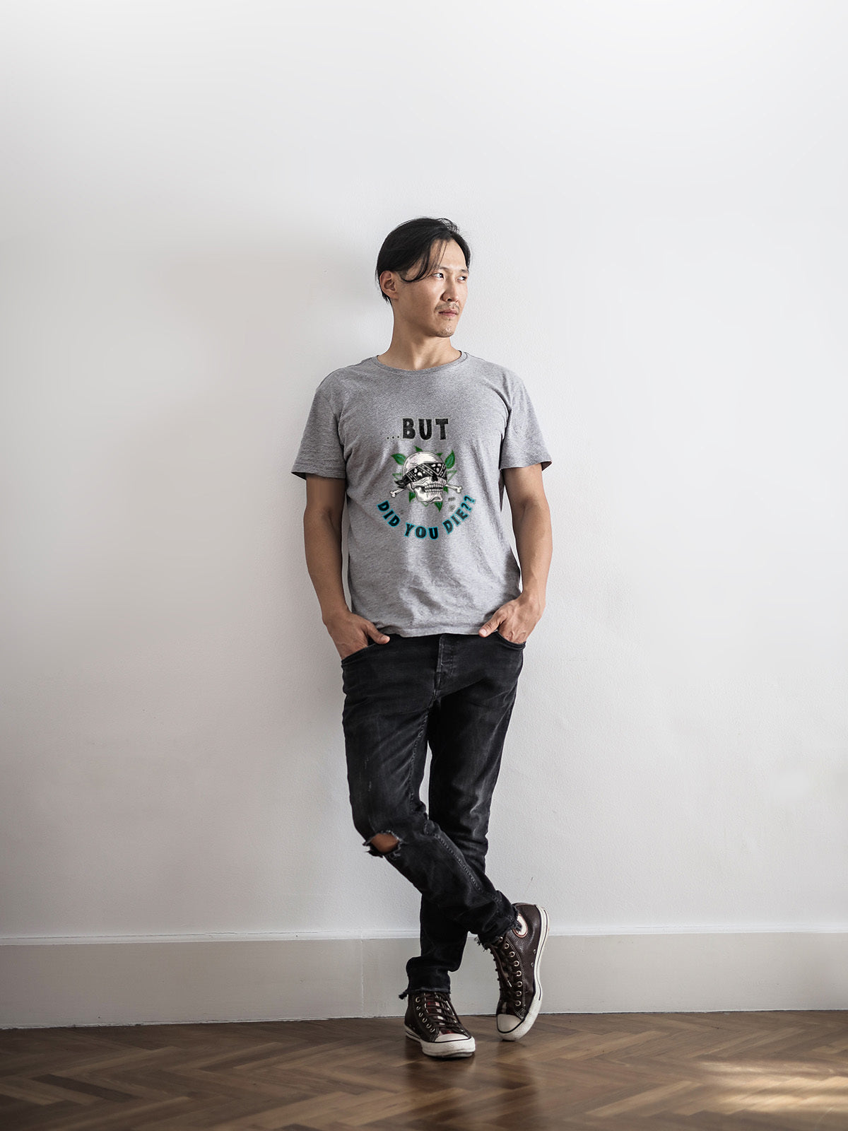 Skull Graphic Tee - "...BUT DID YOU DIE?" Unisex Jersey T-Shirt